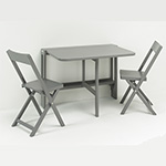 Medium Grey Dining Table and Chair Set